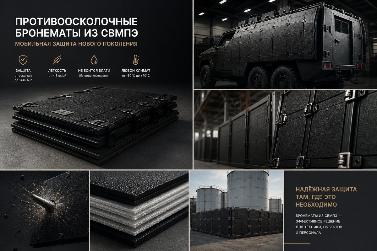 Фактура и компоновка бронематов